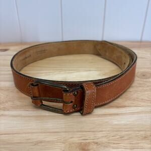 Anne Klein Women's‎ Minimalist Wardrobe Staple Brown Leather Belt Size S Casual